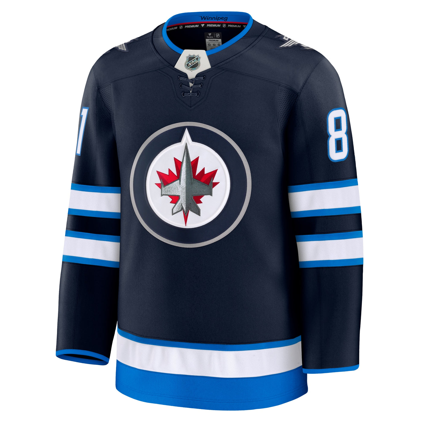 Winnipeg Jets Kyle Connor Fanatics Navy Home Premium Jersey