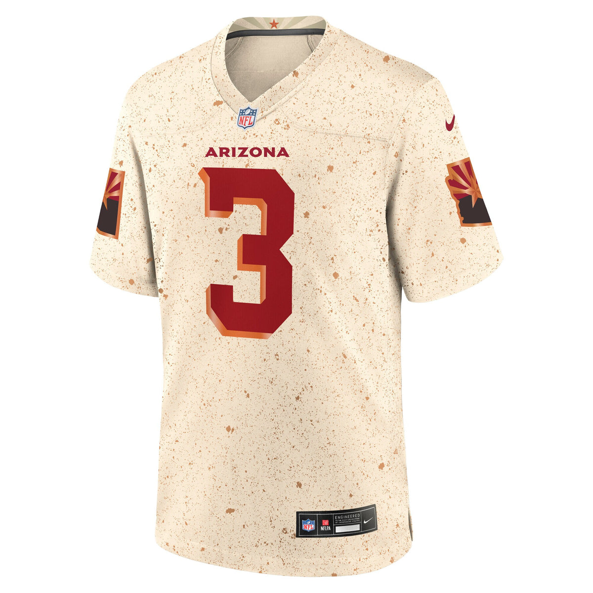 Arizona Cardinals Budda Baker Natural 2025 Rivalries Collection Game Jersey