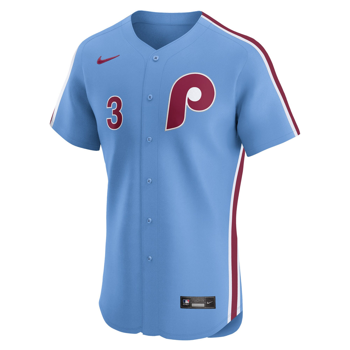 Philadelphia Phillies Bryce Harper Light Blue Alternate Elite Jersey