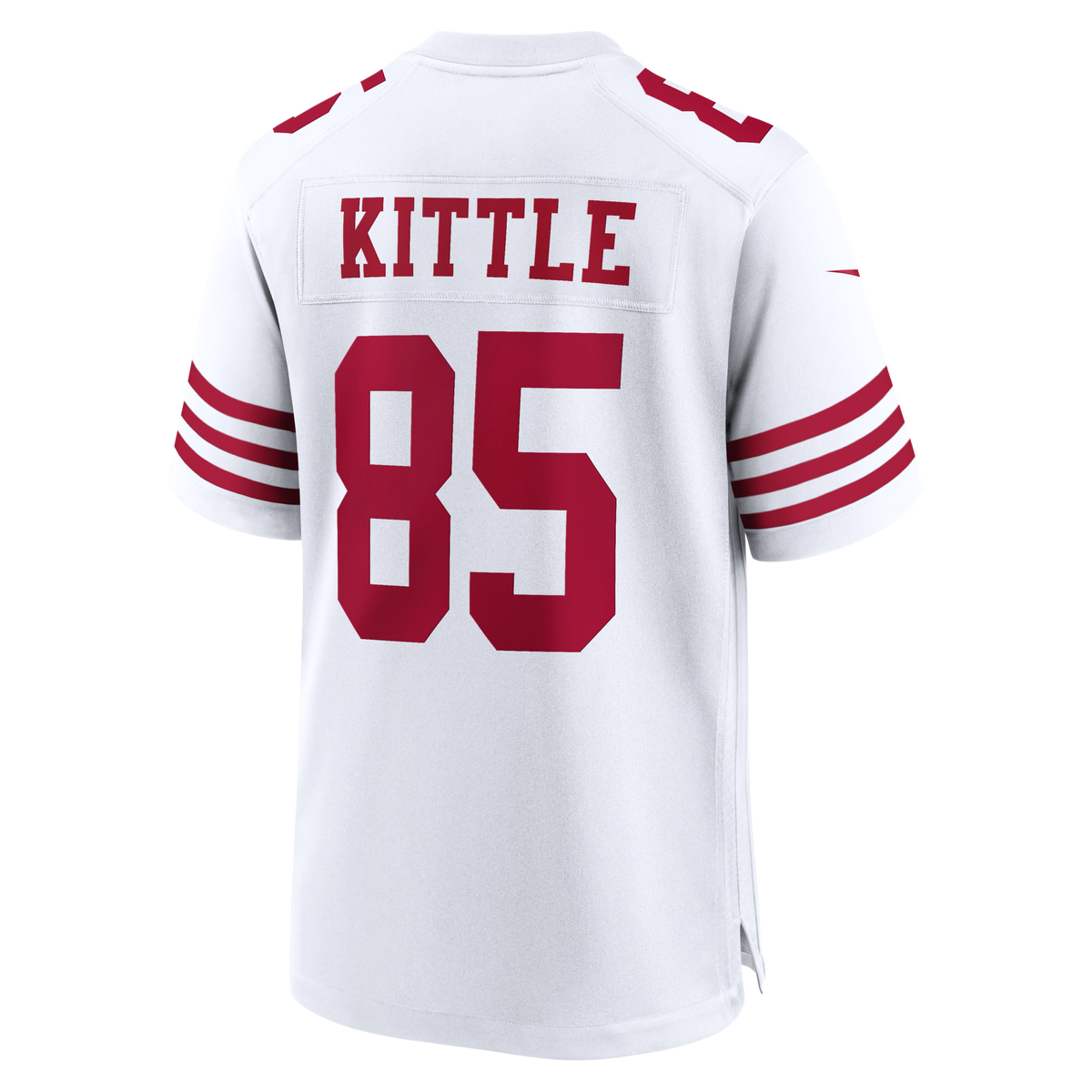 San Francisco 49ers George Kittle White 80th Anniversary Game Jersey