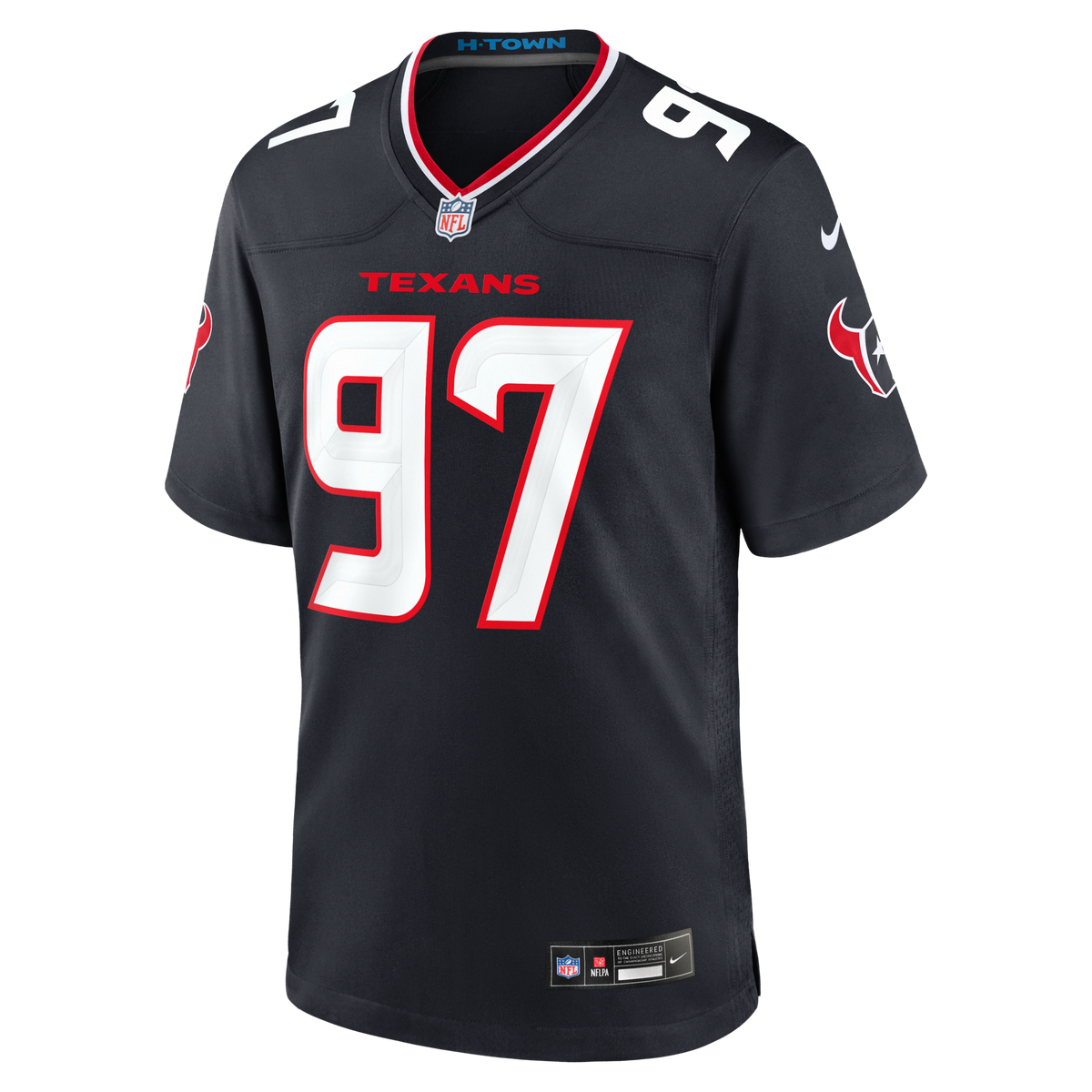 Houston Texans Dominique Robinson Navy Team Game Jersey