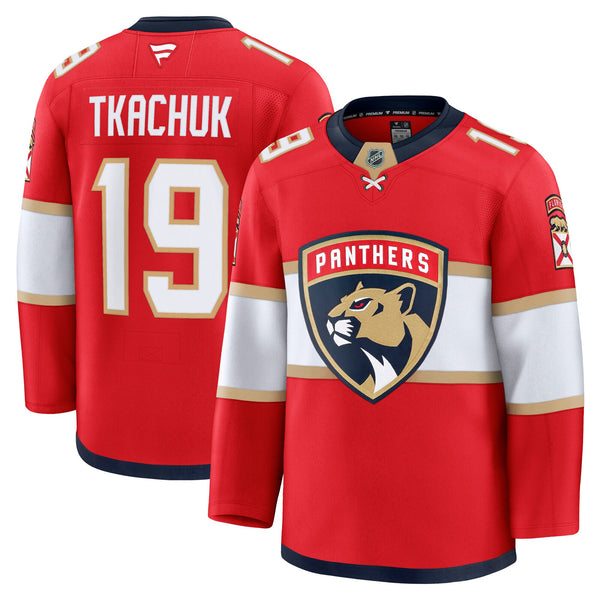 Florida Panthers Matthew Tkachuk Fanatics Red Home Premium Jersey