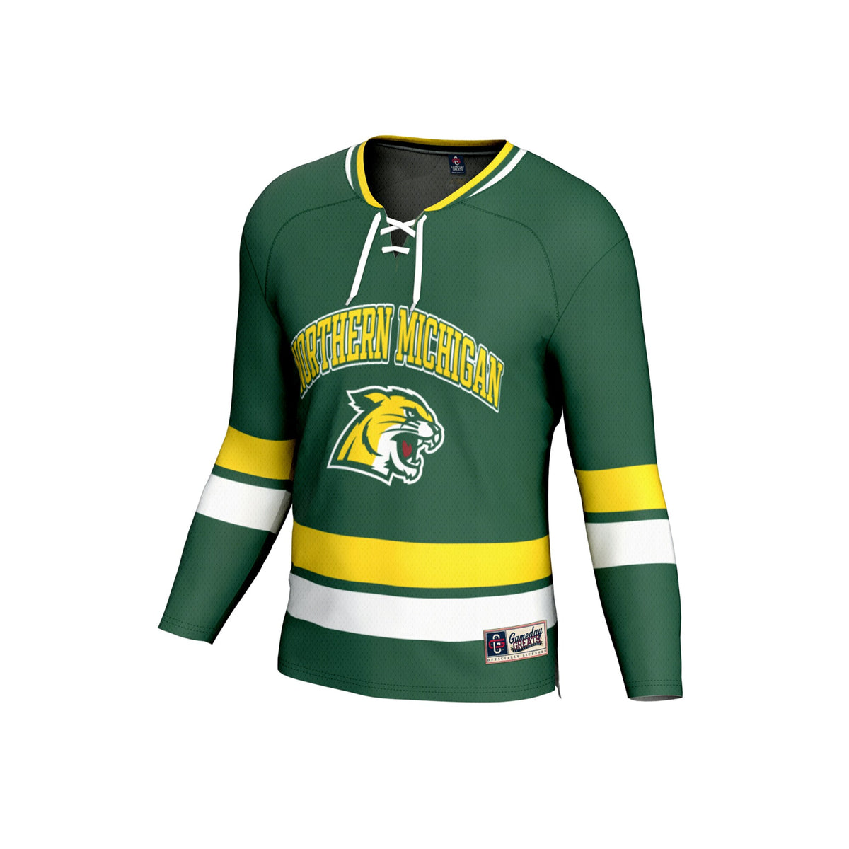 Northern Michigan Wildcats GameDay Greats Spirit Hockey Jersey - Green