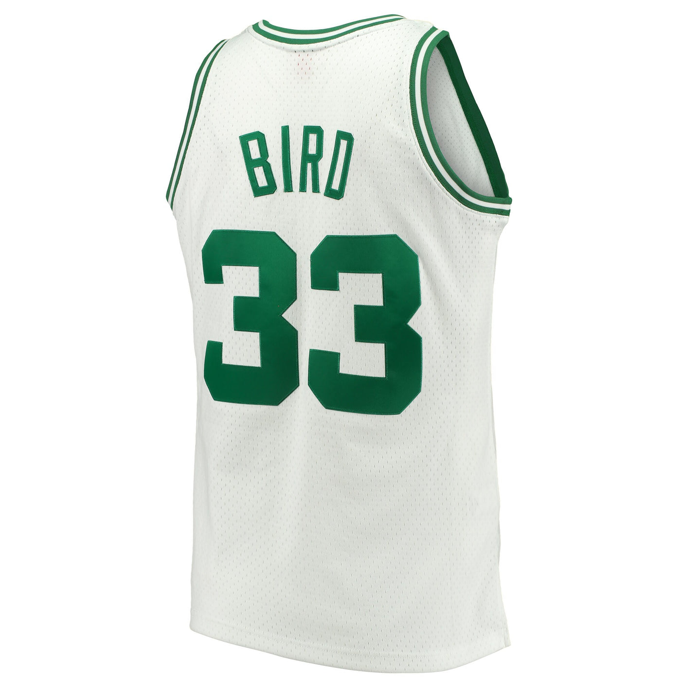 Mitchell & Ness Larry Bird White Boston Celtics 1985-86 Hardwood Classics Swingman Jersey