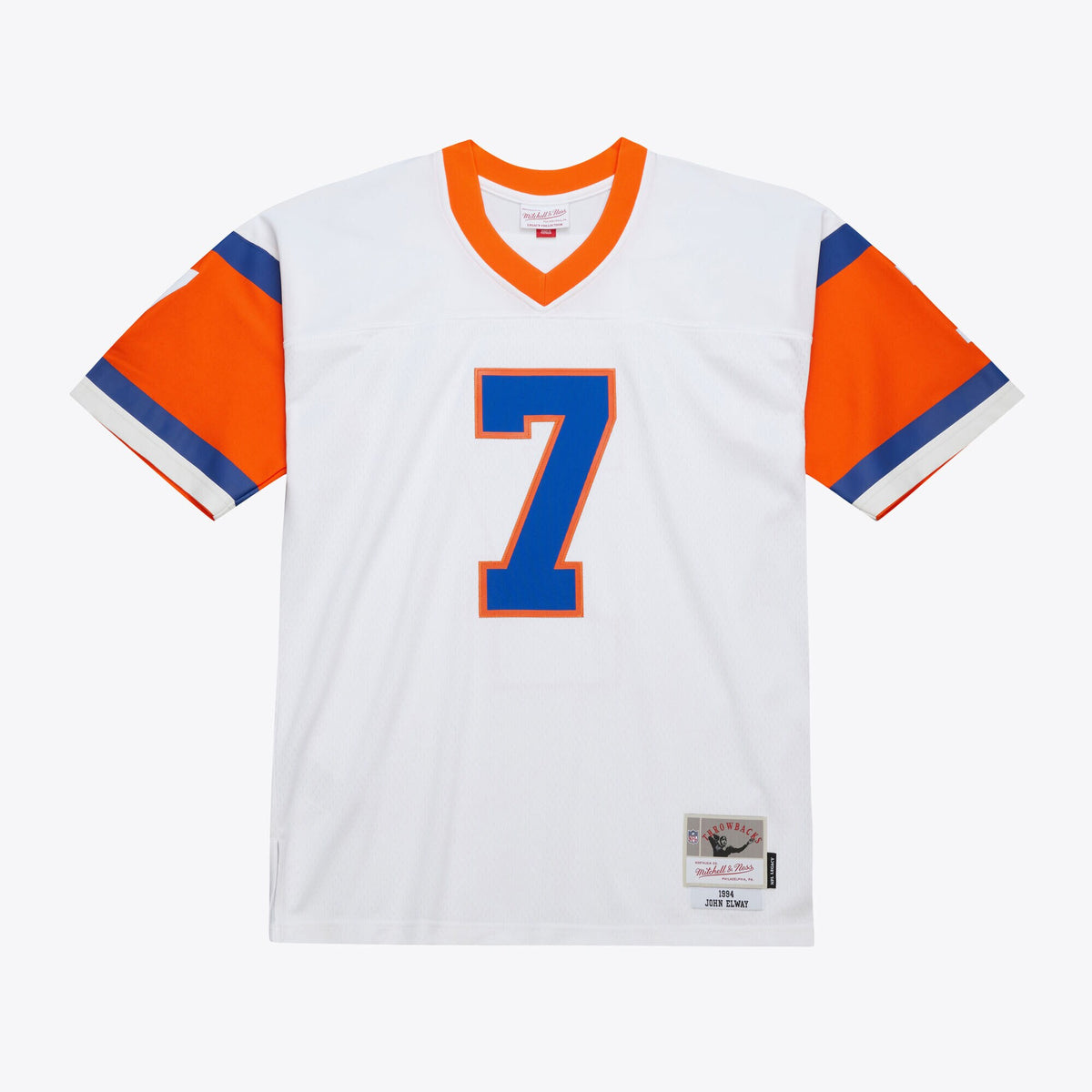 Denver Broncos John Elway Mitchell & Ness White 1994 Legacy Replica Jersey