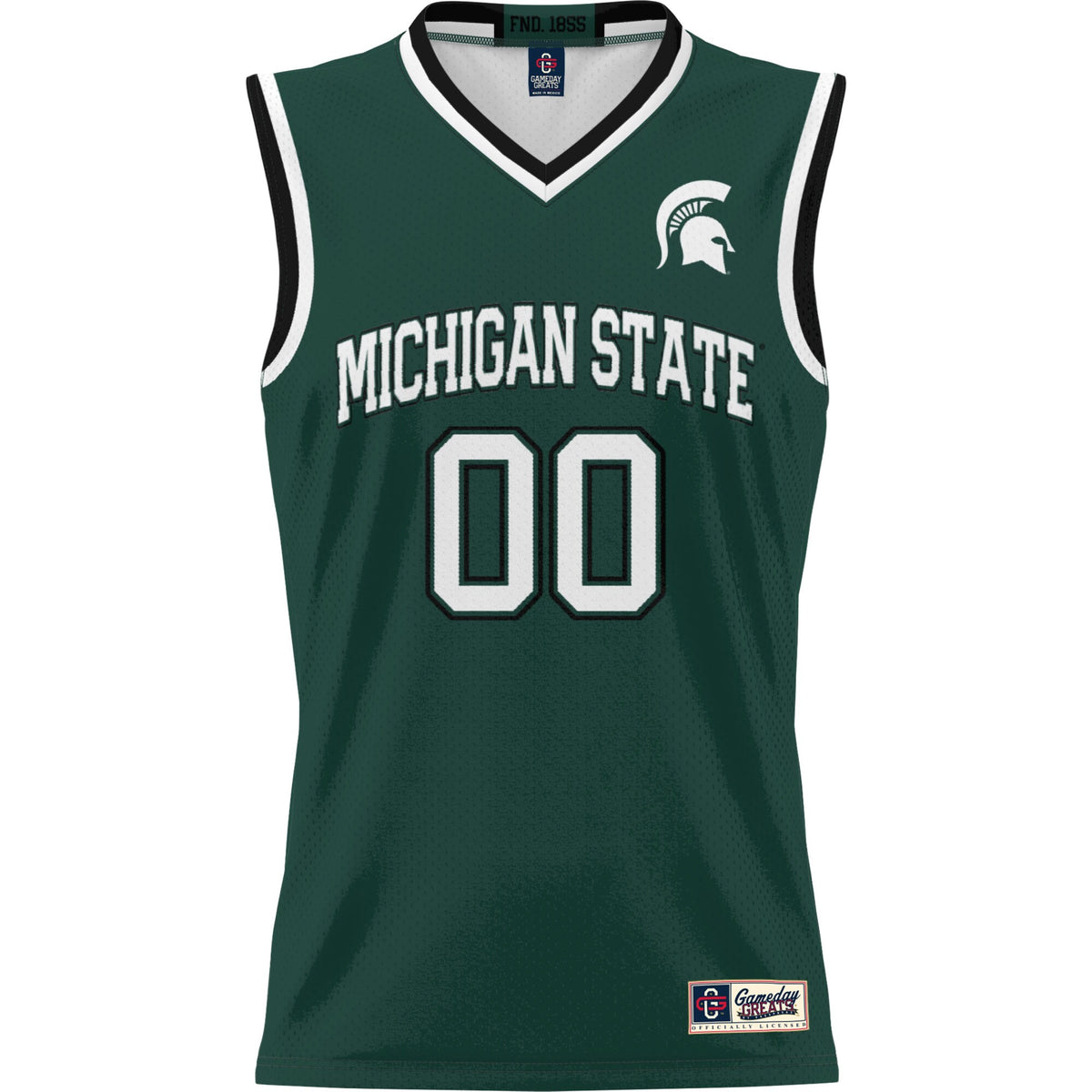 Michigan State Spartans GameDay Greats NIL Pick-A-Player Basketball Jersey - Green