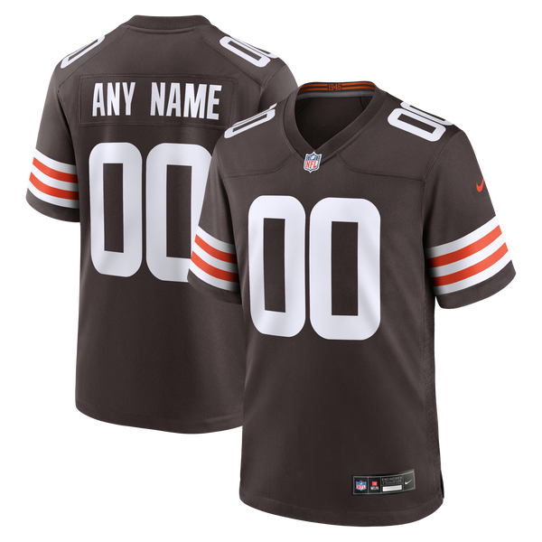 Nike Cleveland Browns Brown Custom Game Jersey
