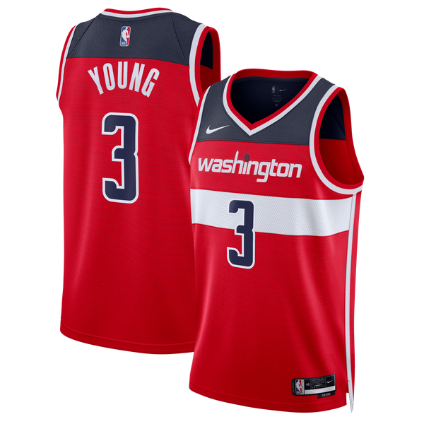 Washington Wizards Nike Icon Edition Swingman Jersey - Red - Trae Young