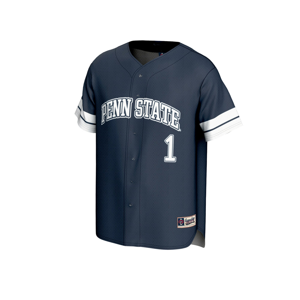 #1 Penn State Nittany Lions GameDay Greats Lightweight Collegiate Baseball Fashion Jersey - Navy