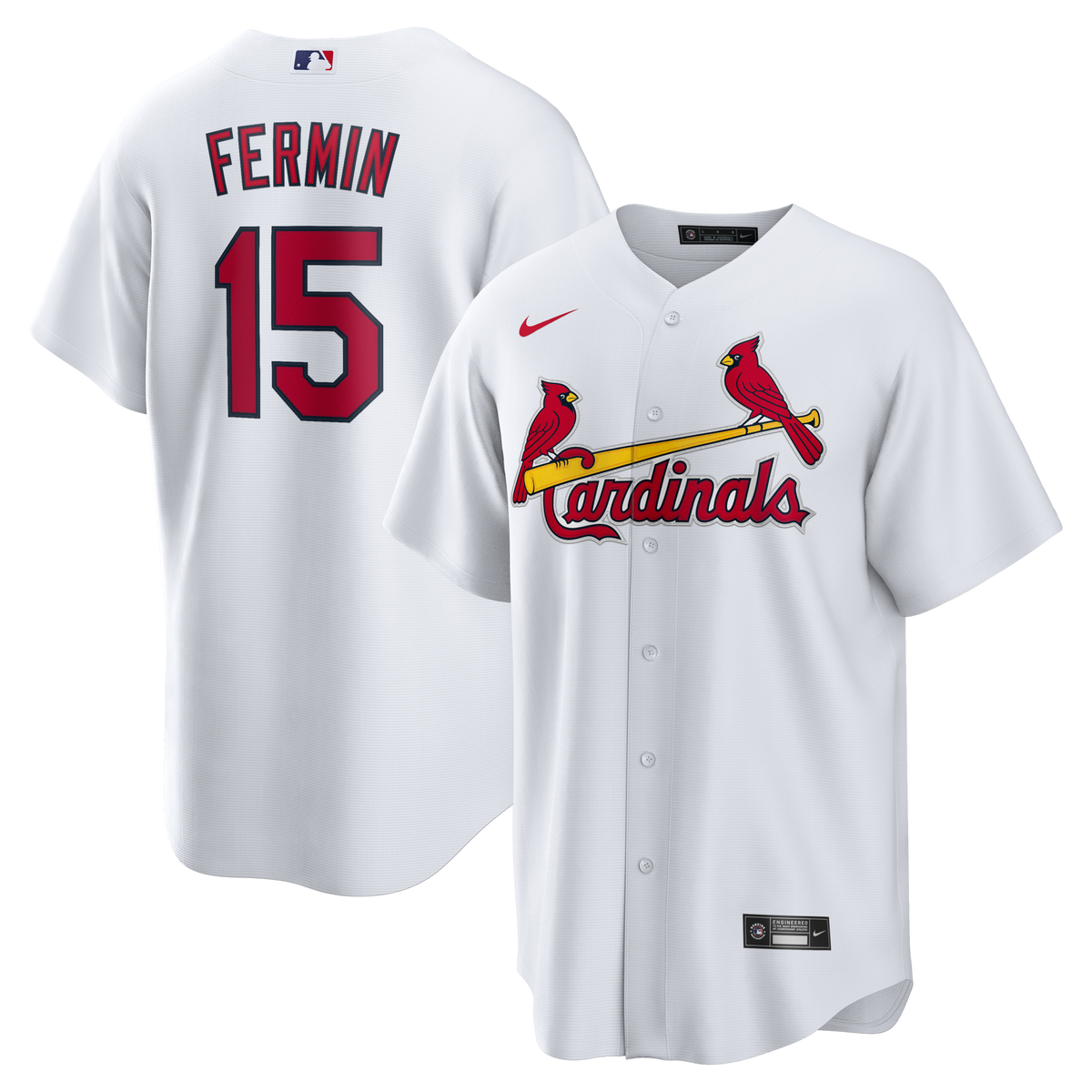 St. Louis Cardinals José Fermín White Home Replica Jersey