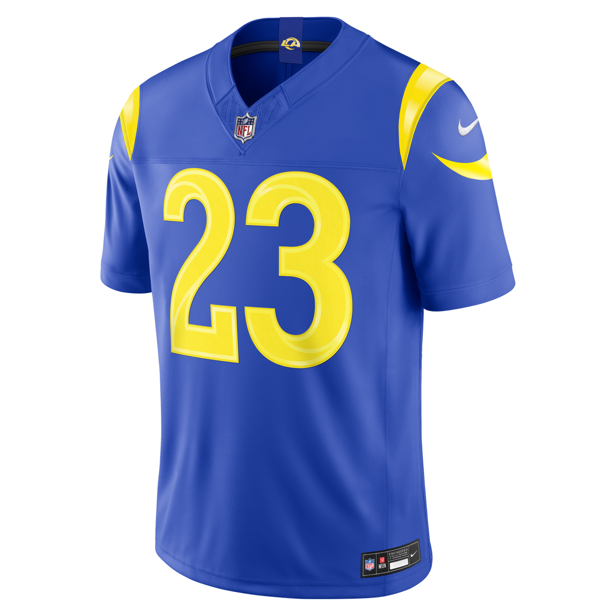 Los Angeles Rams Kyren Williams Royal Team Vapor F.U.S.E. Stitched Limited Jersey