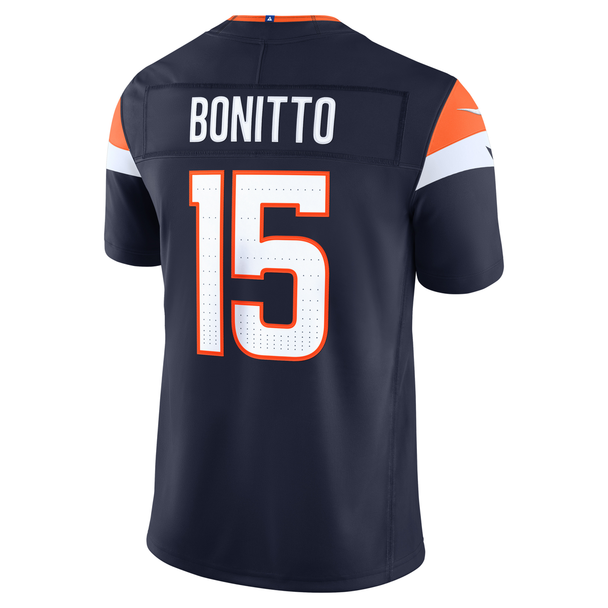 Denver Broncos Nik Bonitto Navy Alternate Vapor F.U.S.E. Stitched Limited Jersey