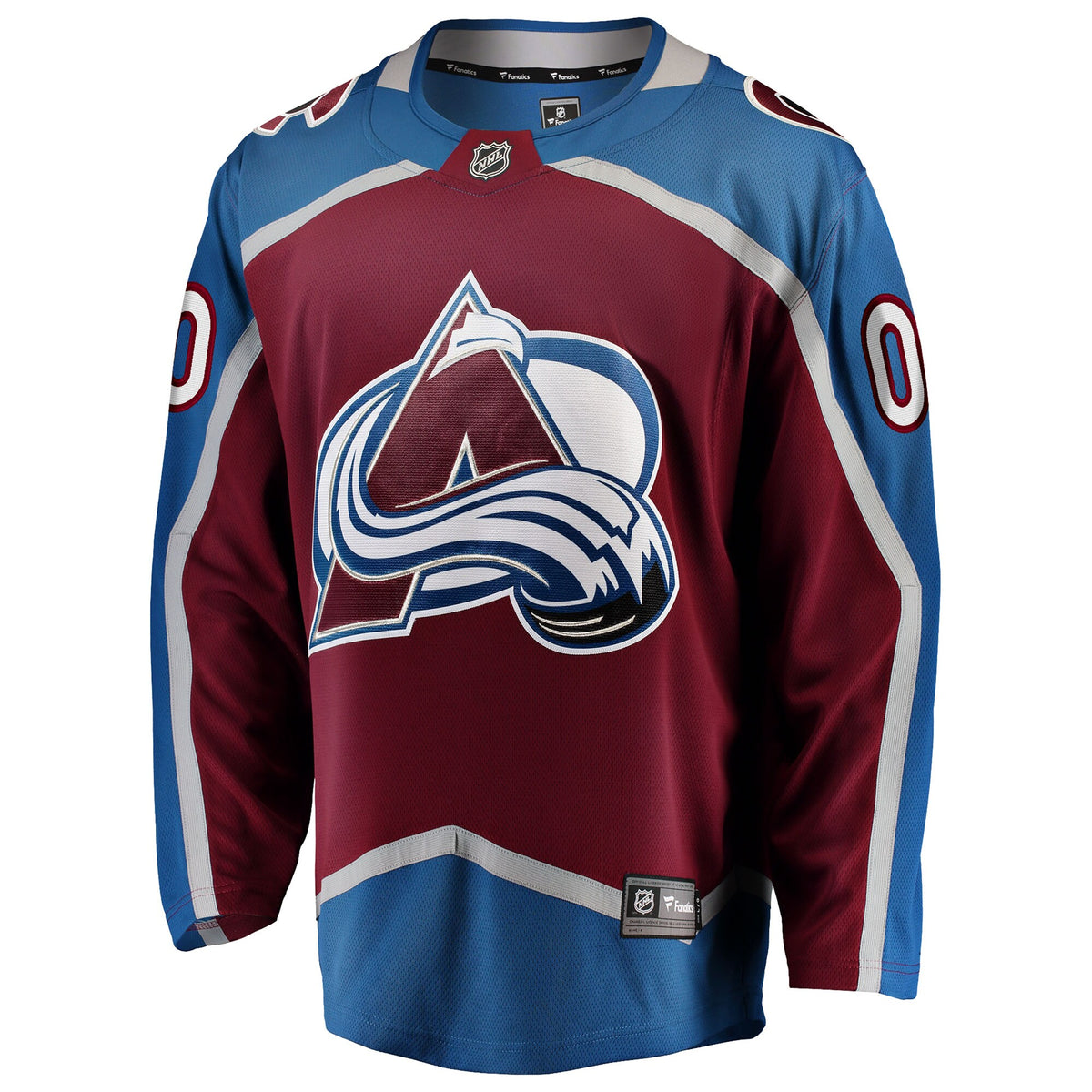 Colorado Avalanche Fanatics Maroon Home Breakaway Custom Jersey