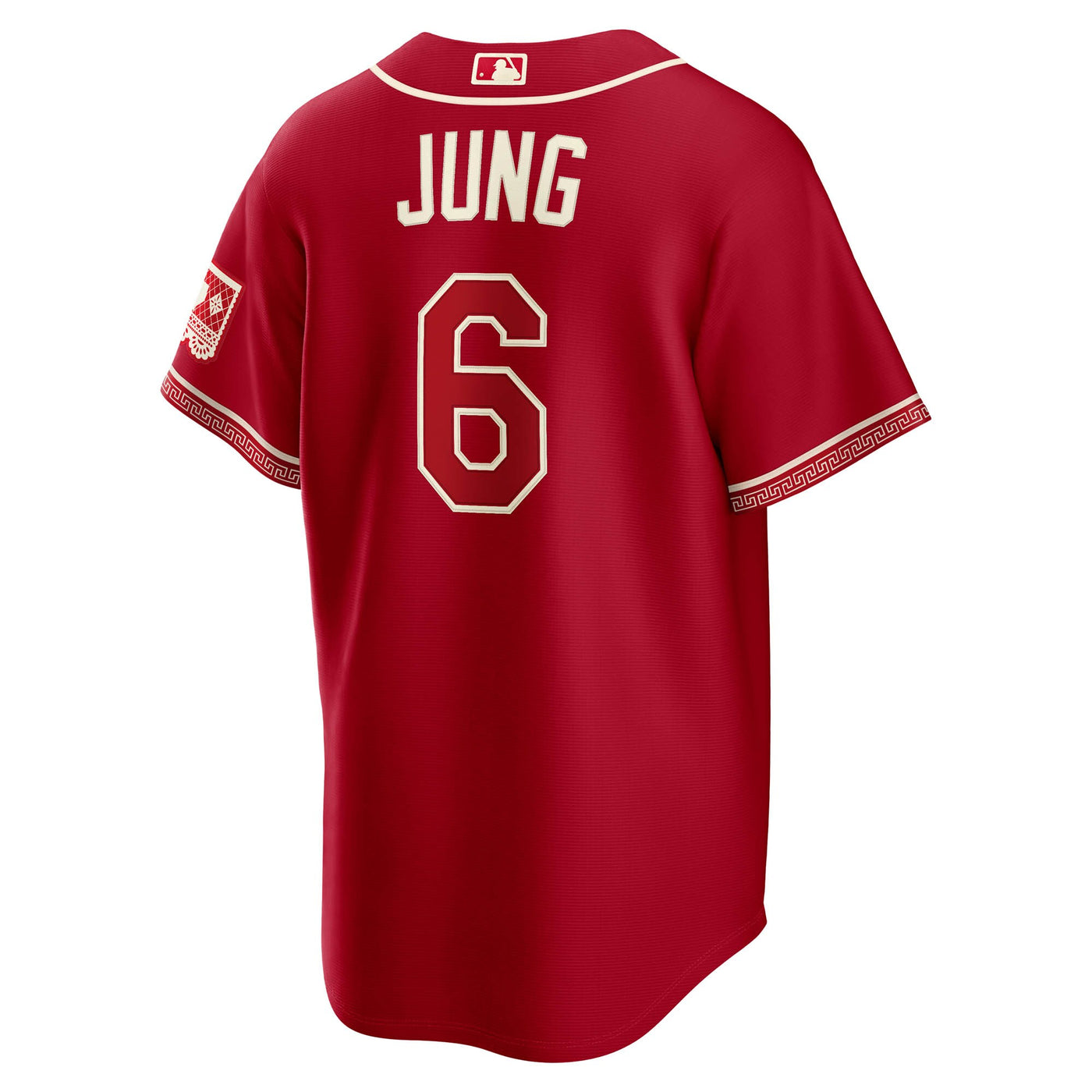 Texas Rangers Josh Jung Nike Red 2026 City Connect Stadium Jersey