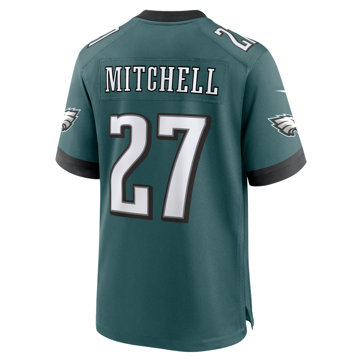Philadelphia Eagles Quinyon Mitchell Midnight Green Team Game Jersey