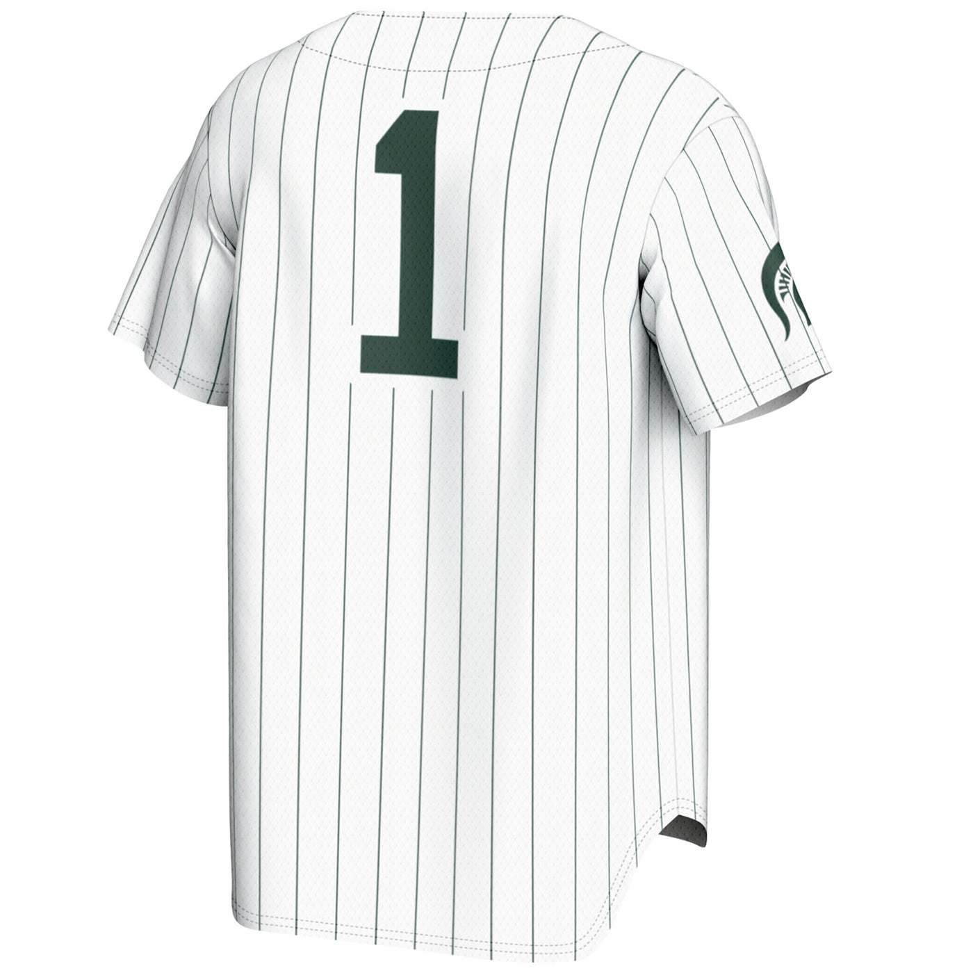 GameDay Greats #1 White Michigan State Spartans Lightweight Baseball Jersey