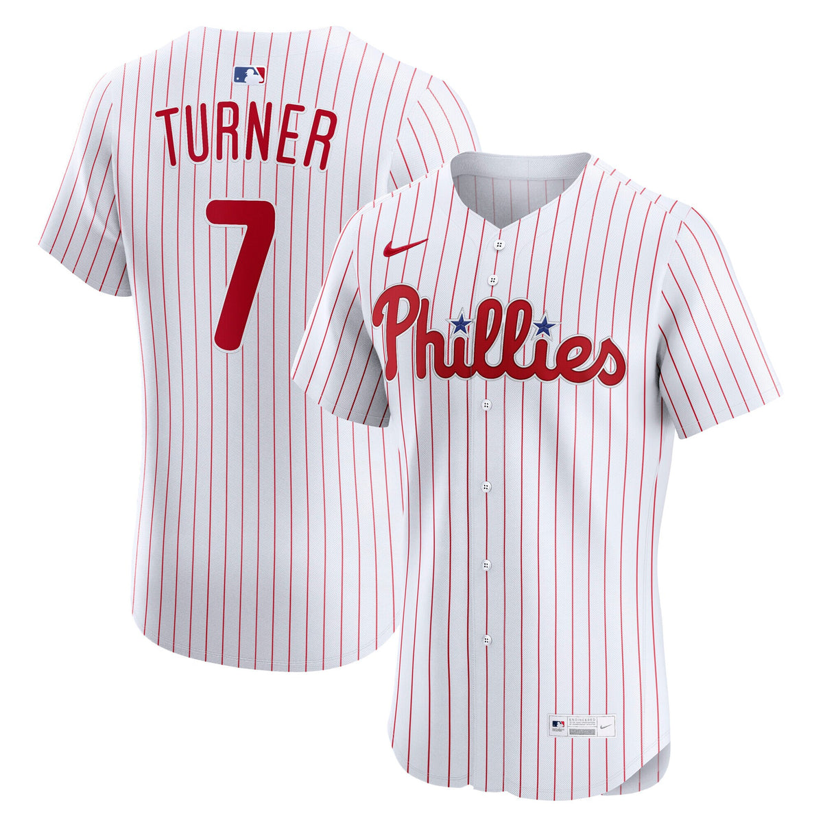 Philadelphia Phillies Trea Turner White Home Elite Jersey