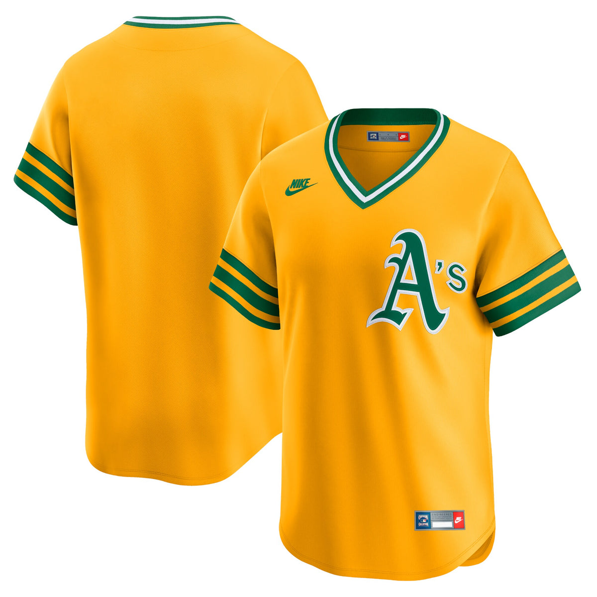Athletics Gold Cooperstown Collection Limited Jersey