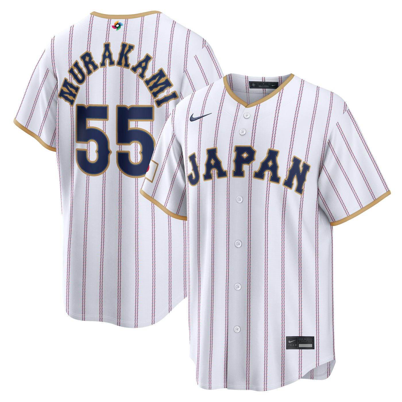 Japan Baseball Munetaka Murakami Nike White 2026 World Baseball Classic Home Stadium Jersey