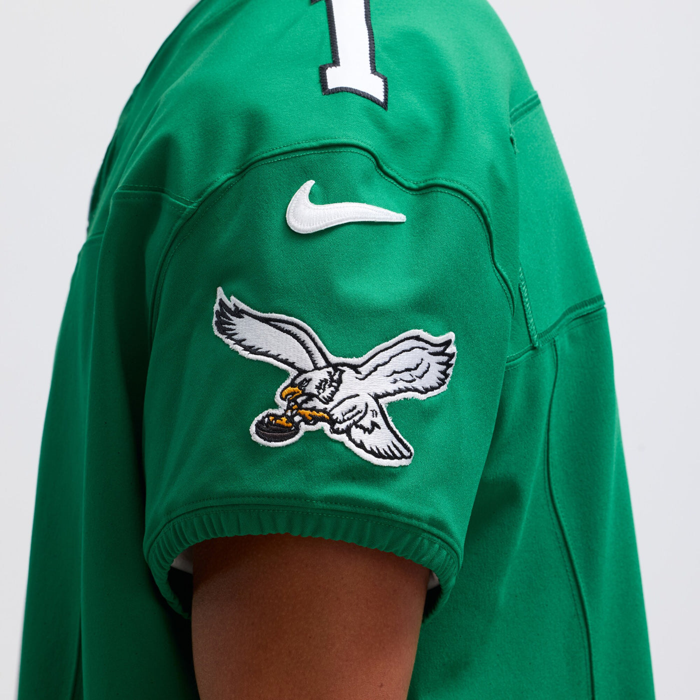 Philadelphia Eagles Jalen Hurts Nike Kelly Green Alternate Vapor F.U.S.E. Elite Jersey