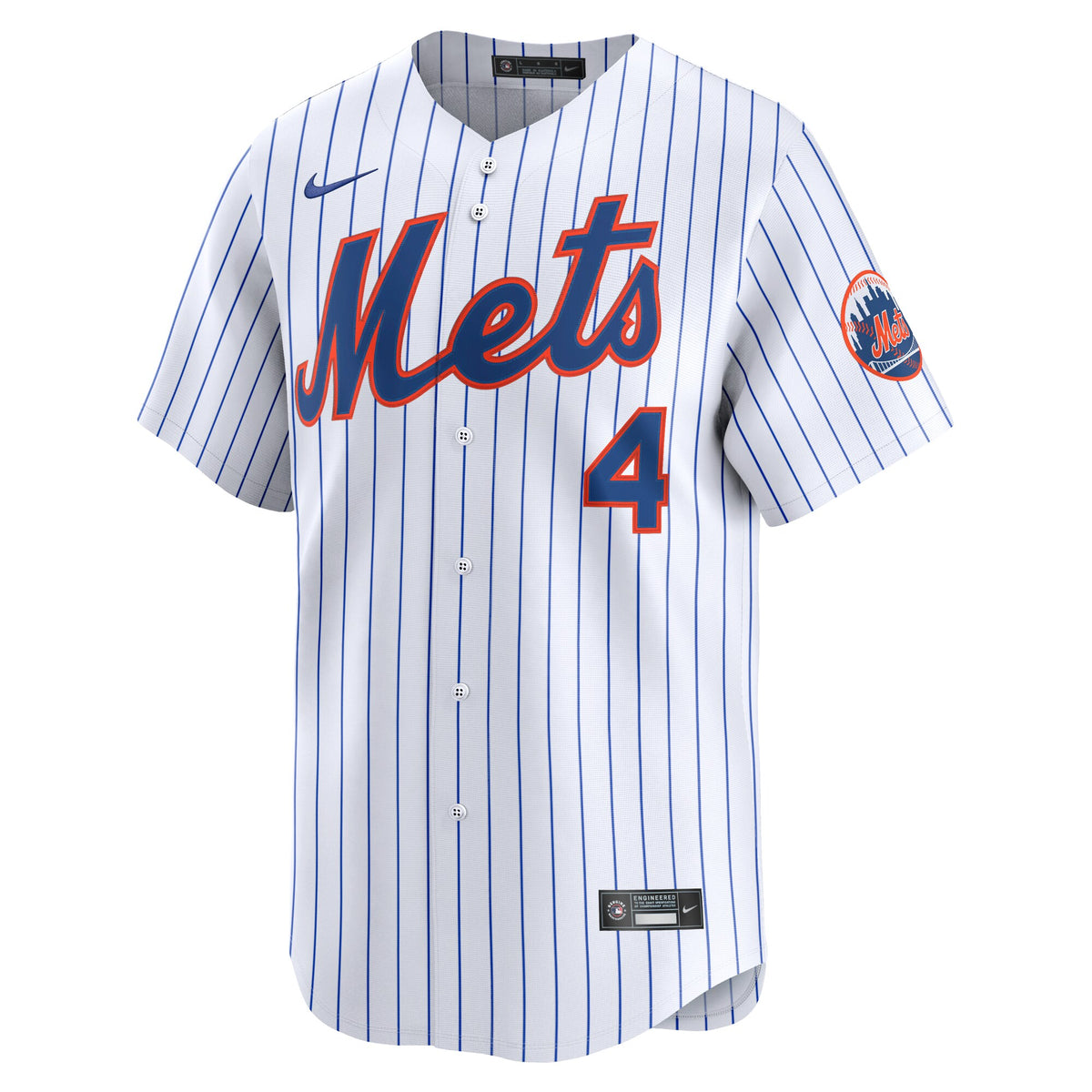 New York Mets Francisco Alvarez White Home Limited Player Jersey
