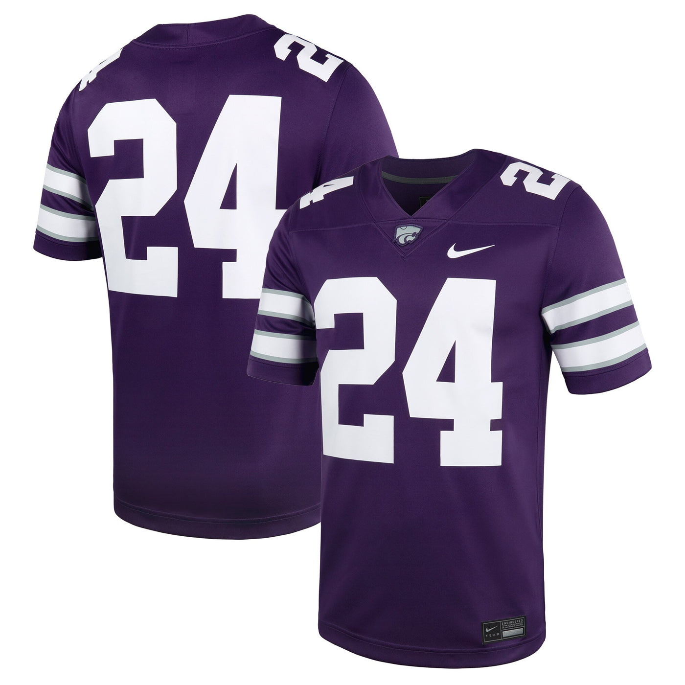 Nike #24 Purple Kansas State Wildcats Untouchable Football Jersey