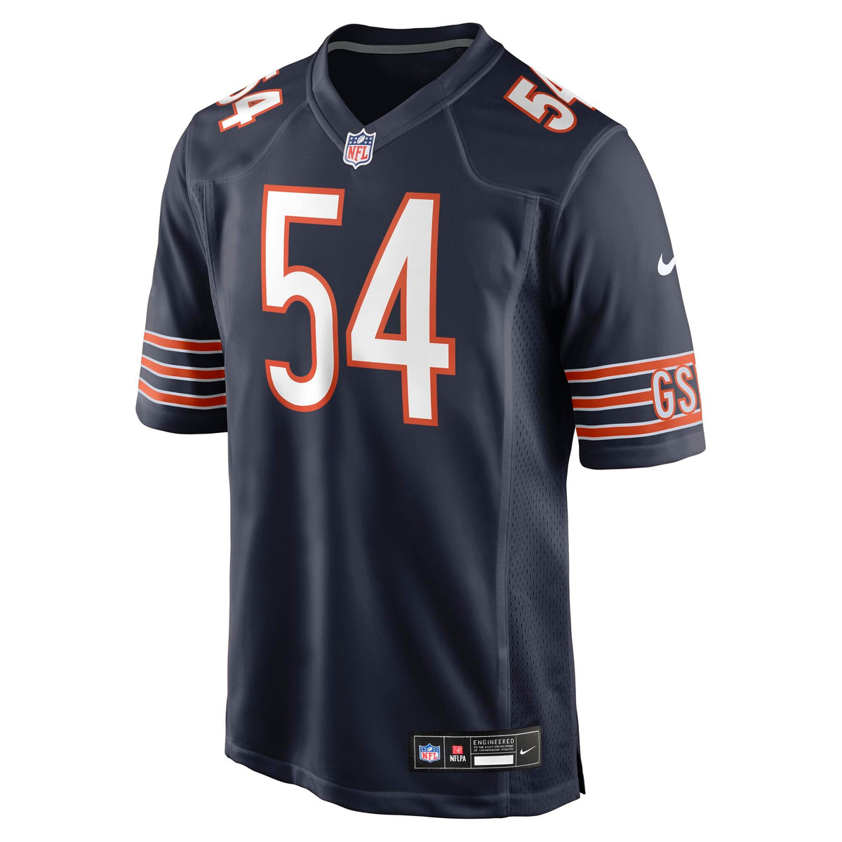 Chicago Bears Logan Jones Navy Team Game Jersey
