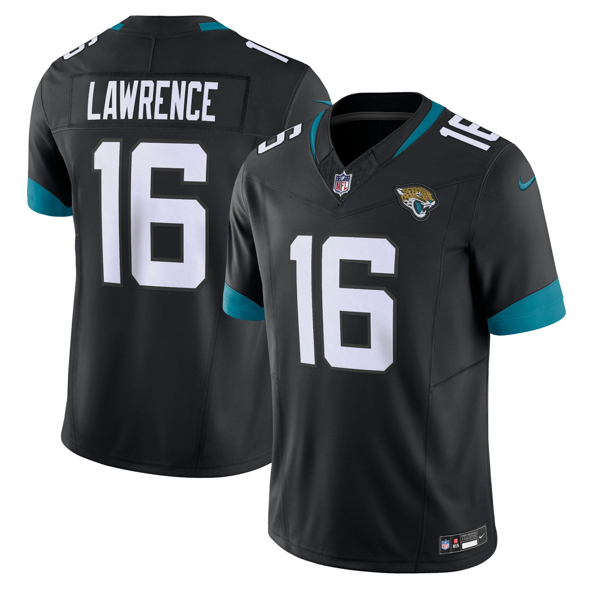 Jacksonville Jaguars Trevor Lawrence Black Vapor F.U.S.E. Limited Jersey
