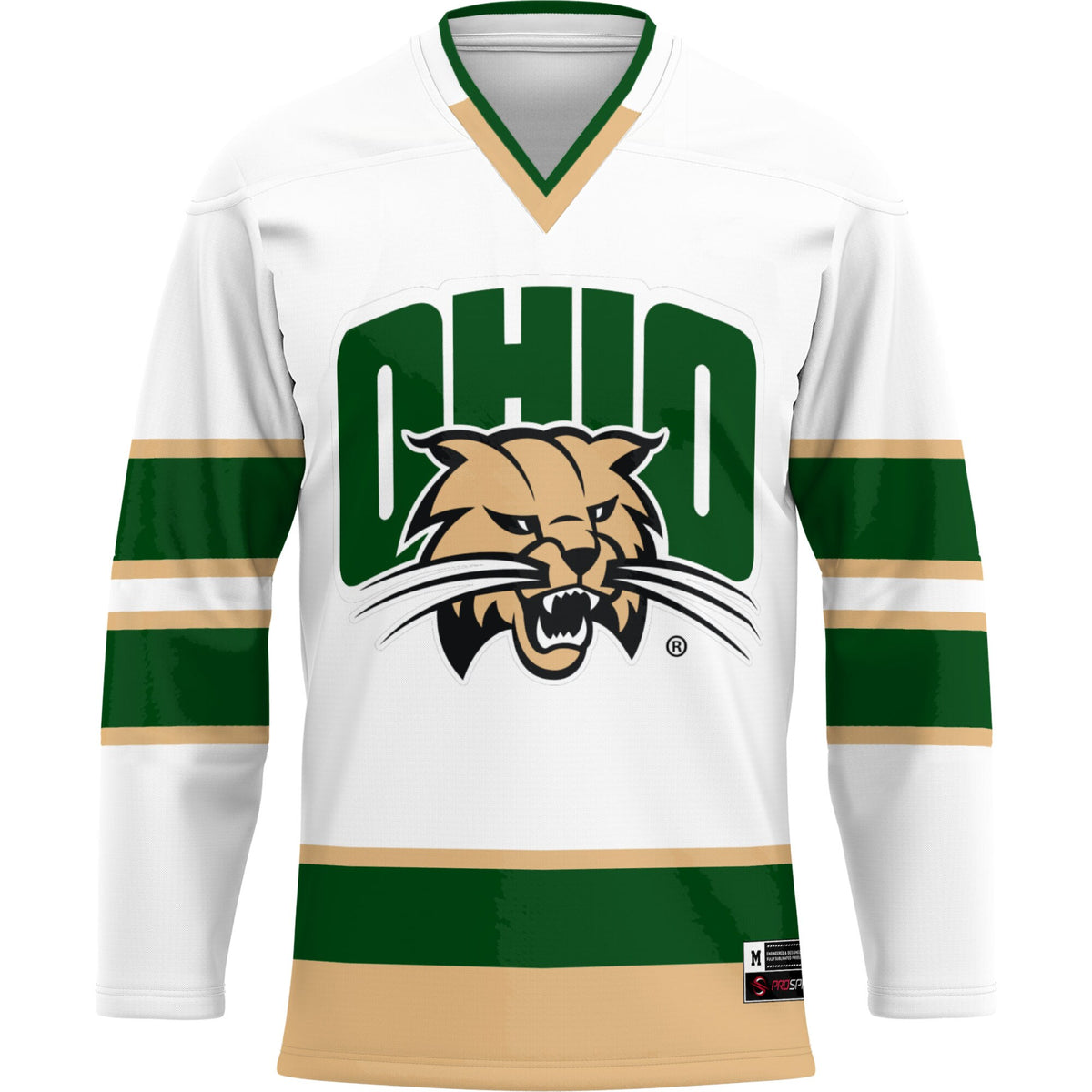 Ohio Bobcats GameDay Greats Hockey Jersey - Green