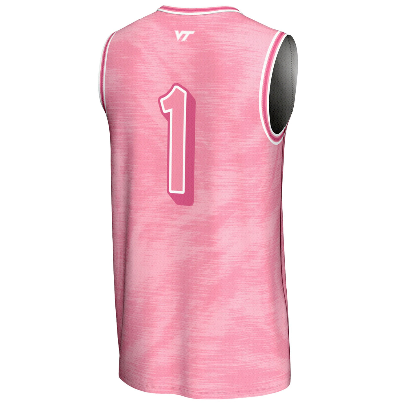 GameDay Greats #1 Pink Virginia Tech Hokies Lightweight Basketball Fashion Jersey