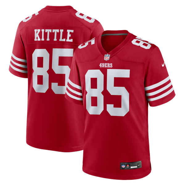San Francisco 49ers George Kittle Nike Scarlet Player Game Jersey