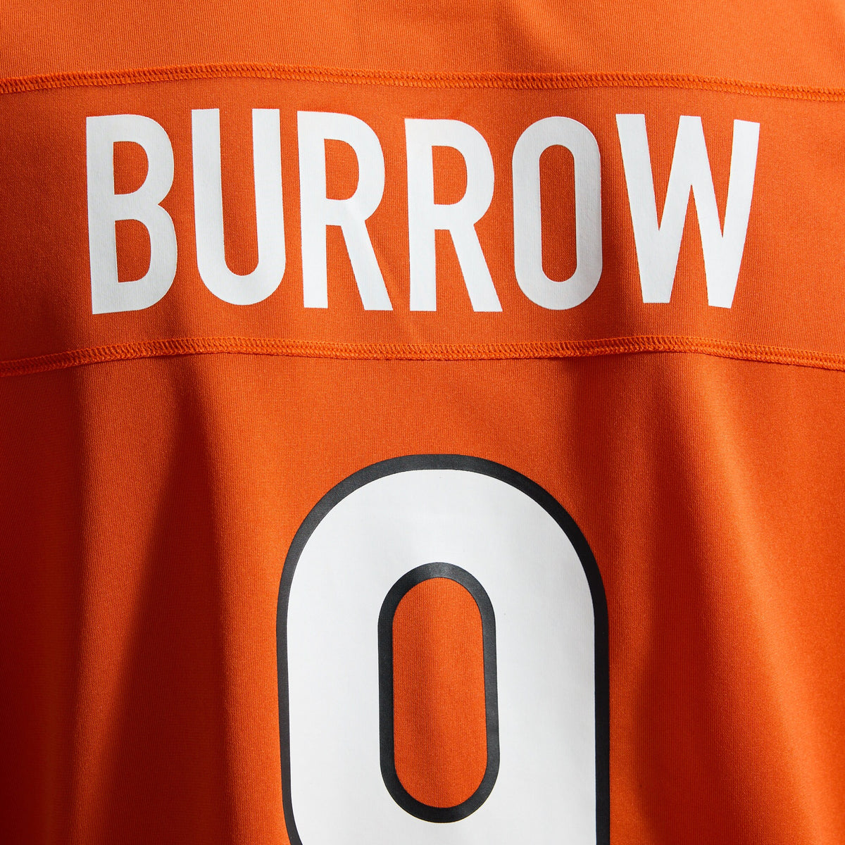 Cincinnati Bengals Joe Burrow Orange Alternate Game Jersey