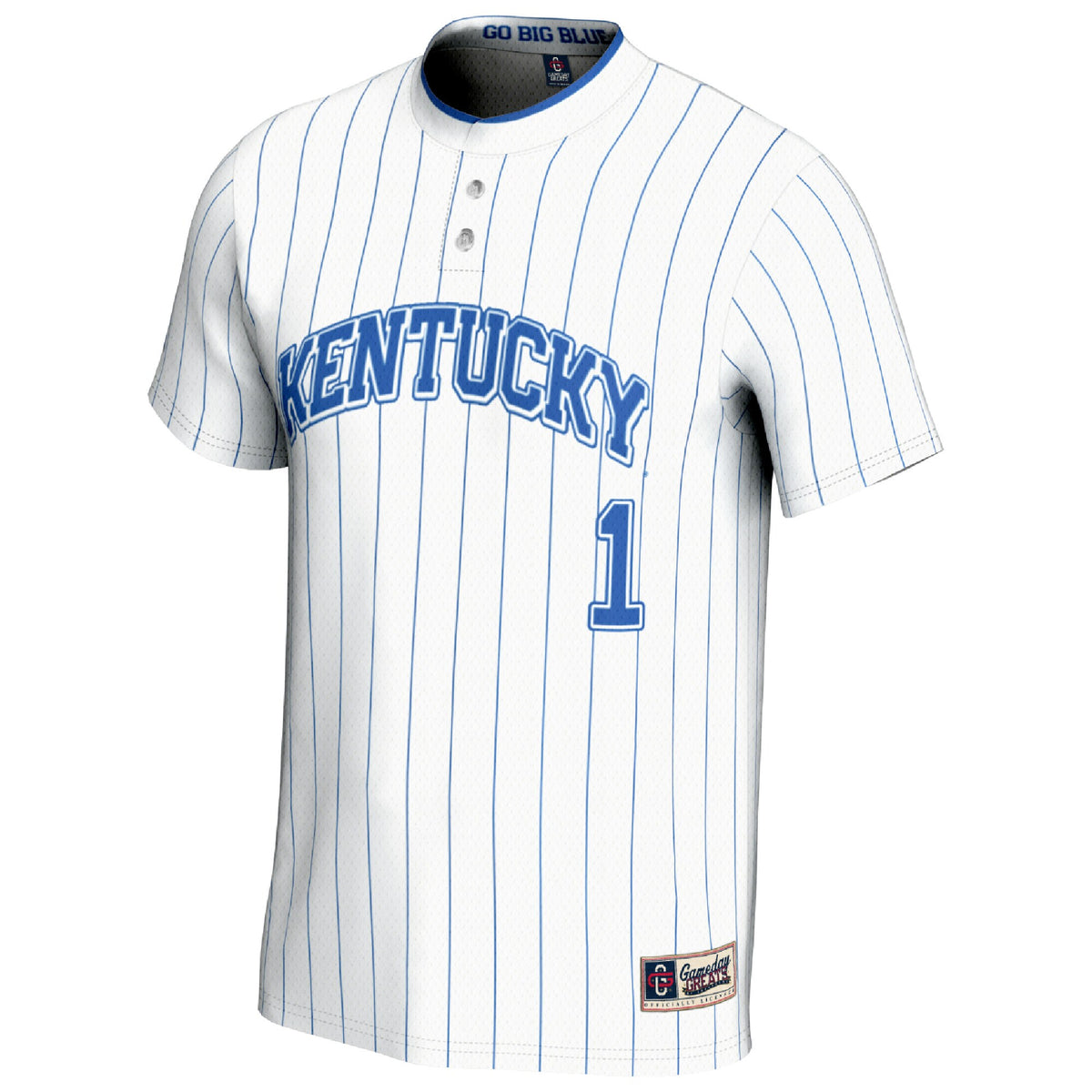 #1 Kentucky Wildcats GameDay Greats Lightweight Softball Fashion Jersey - White