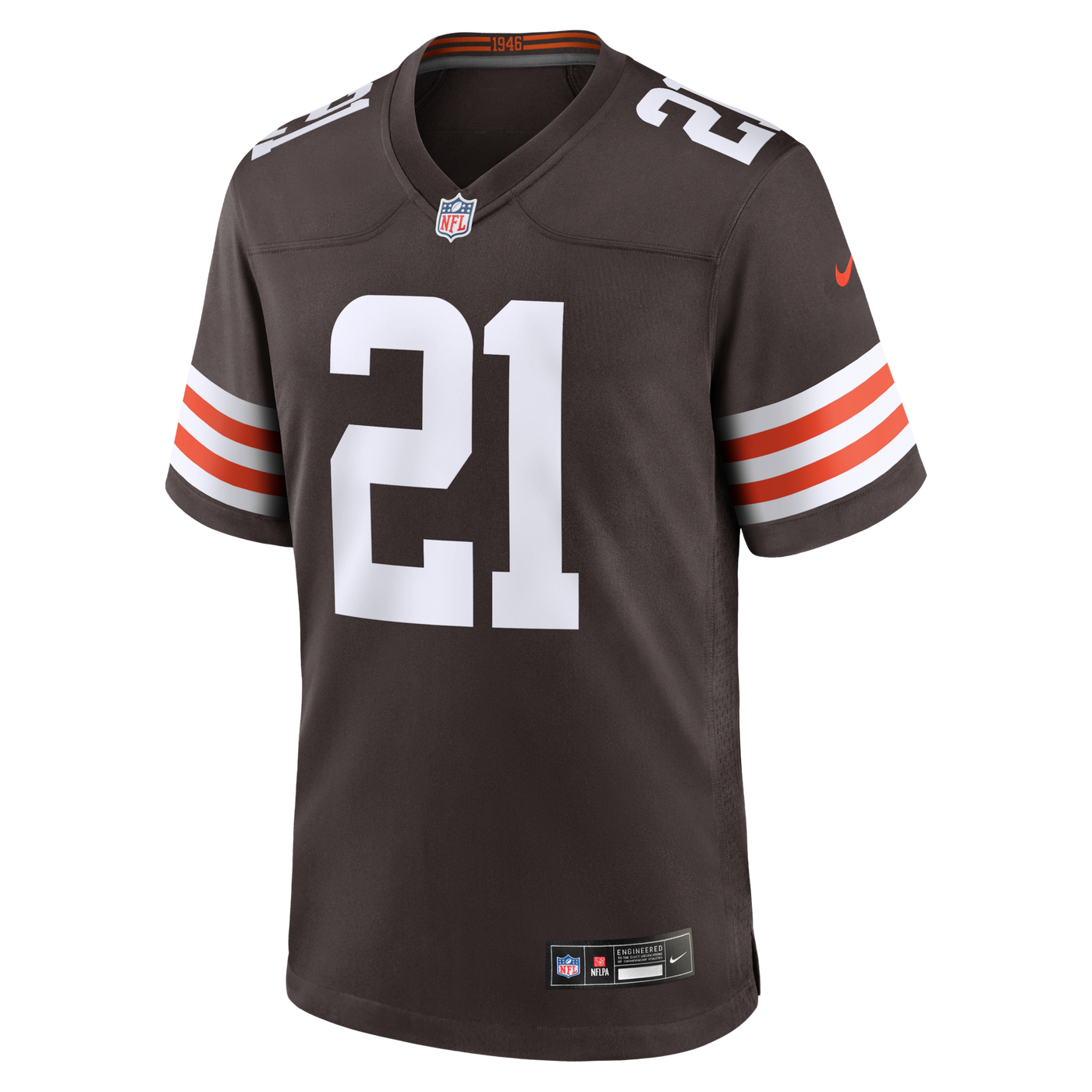 Cleveland Browns Denzel Ward Nike Brown Player Game Jersey
