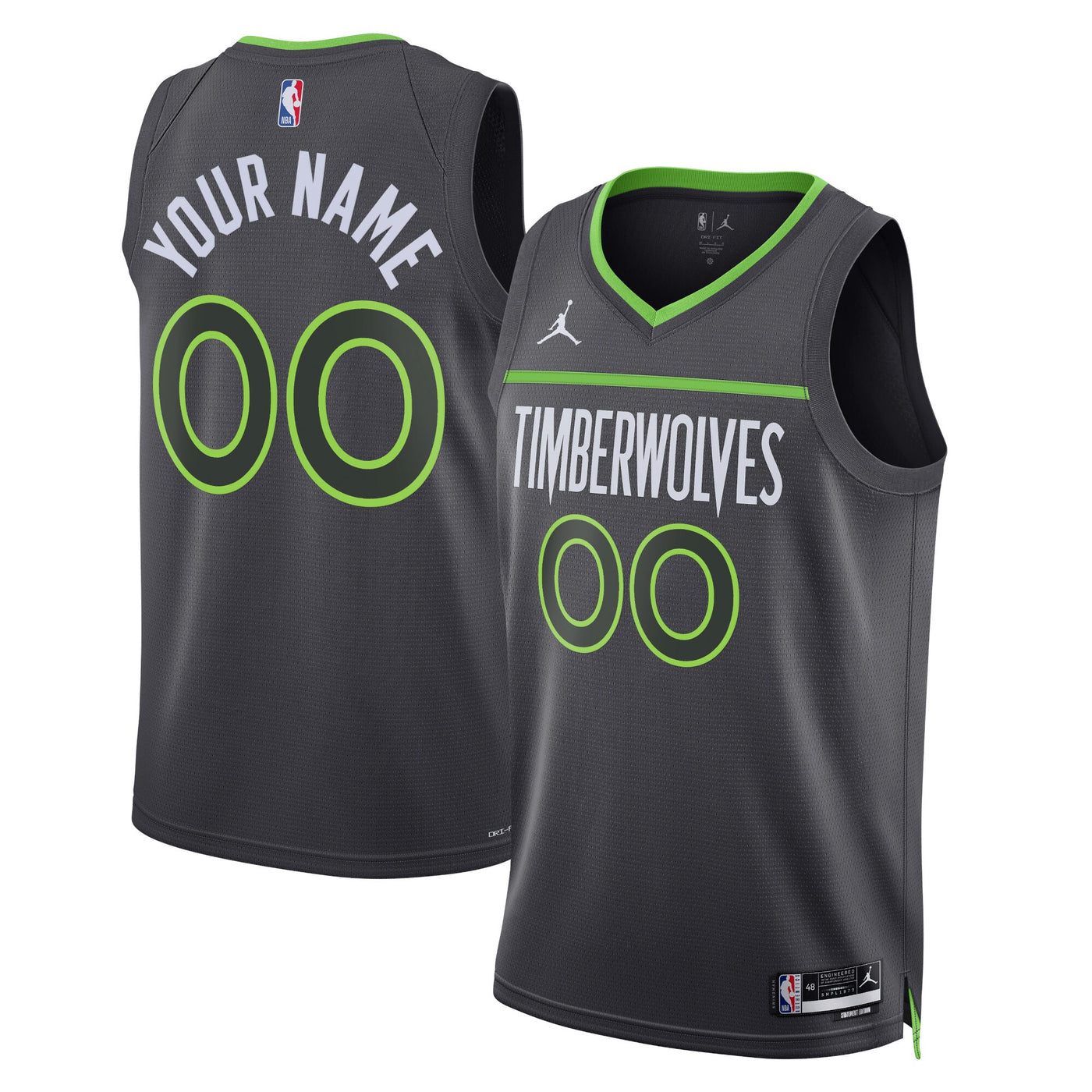 Minnesota Timberwolves Jordan Statement Swingman Jersey - Custom