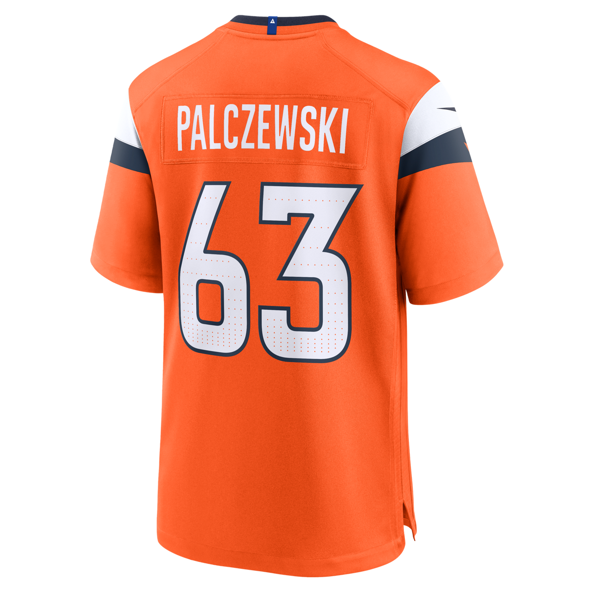 Denver Broncos Alex Palczewski Orange Team Game Jersey