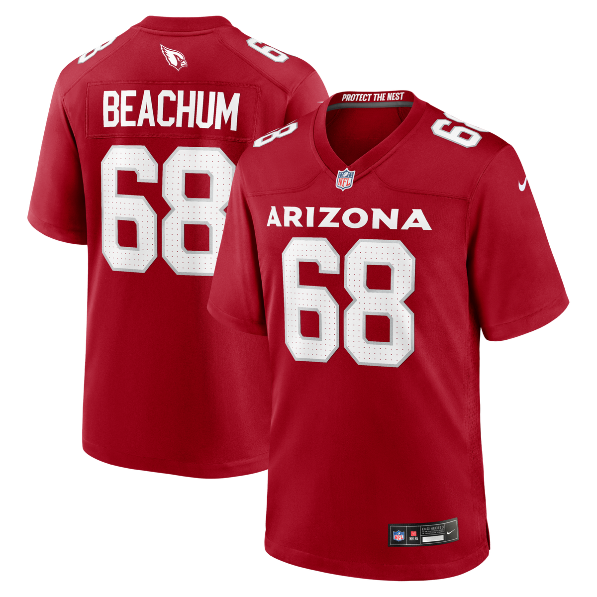Arizona Cardinals Kelvin Beachum Cardinal Team Game Jersey