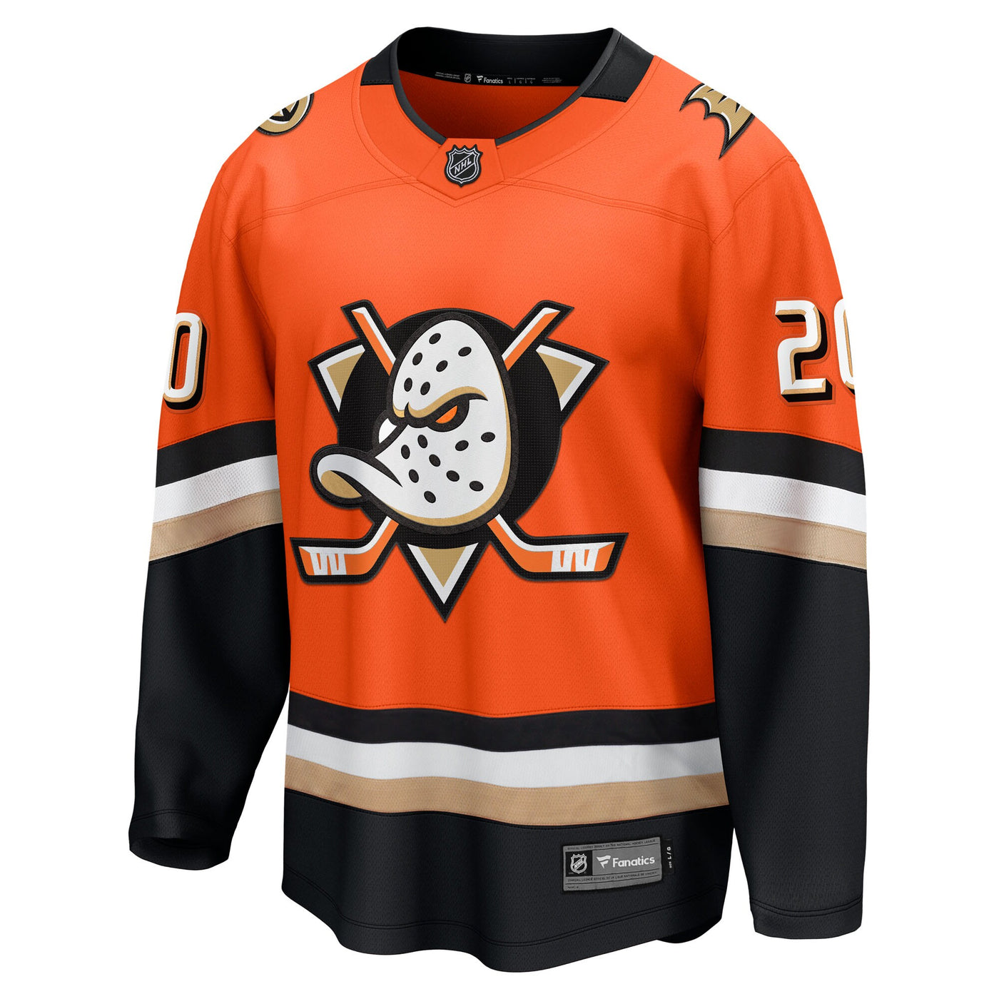 Anaheim Ducks Chris Kreider Fanatics Orange Home Breakaway Jersey