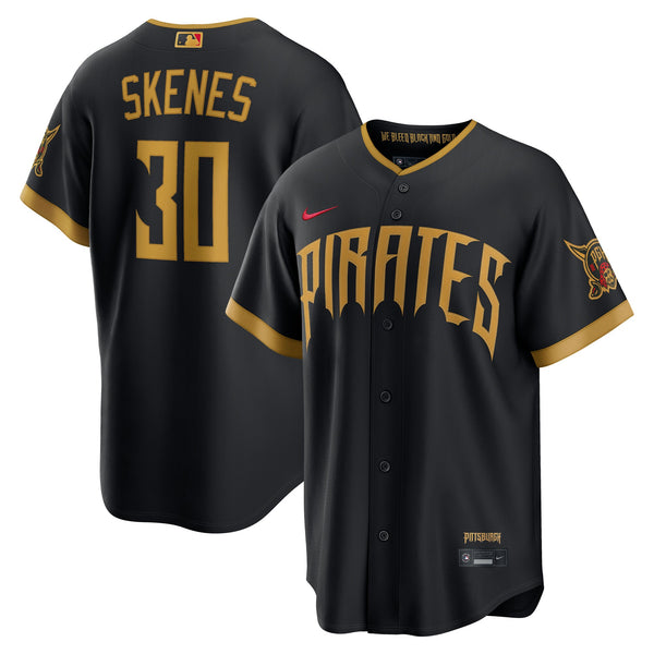 Pittsburgh Pirates Paul Skenes Nike Black 2026 City Connect Stadium Jersey