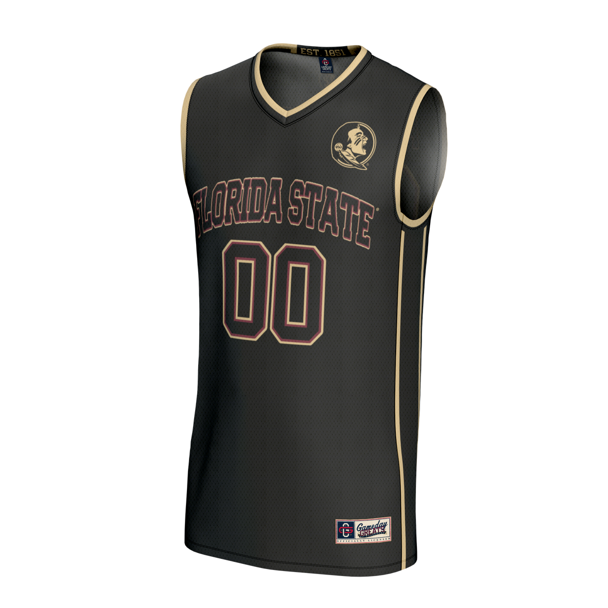 Florida State Seminoles GameDay Greats Lightweight Collegiate Basketball NIL Pick-A-Player Fashion Jersey - Black