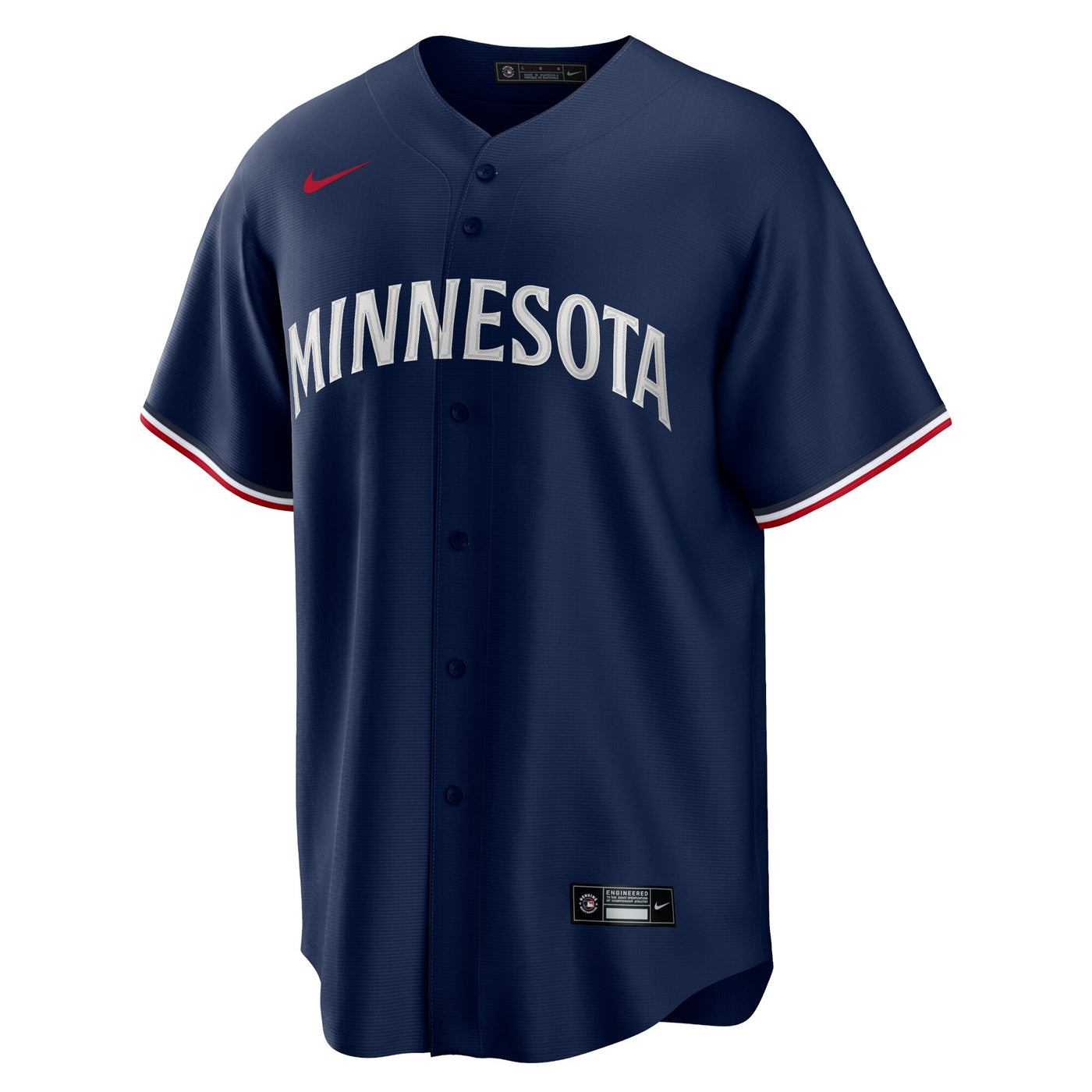 Minnesota Twins Nike Navy Alternate Replica Team Logo Jersey