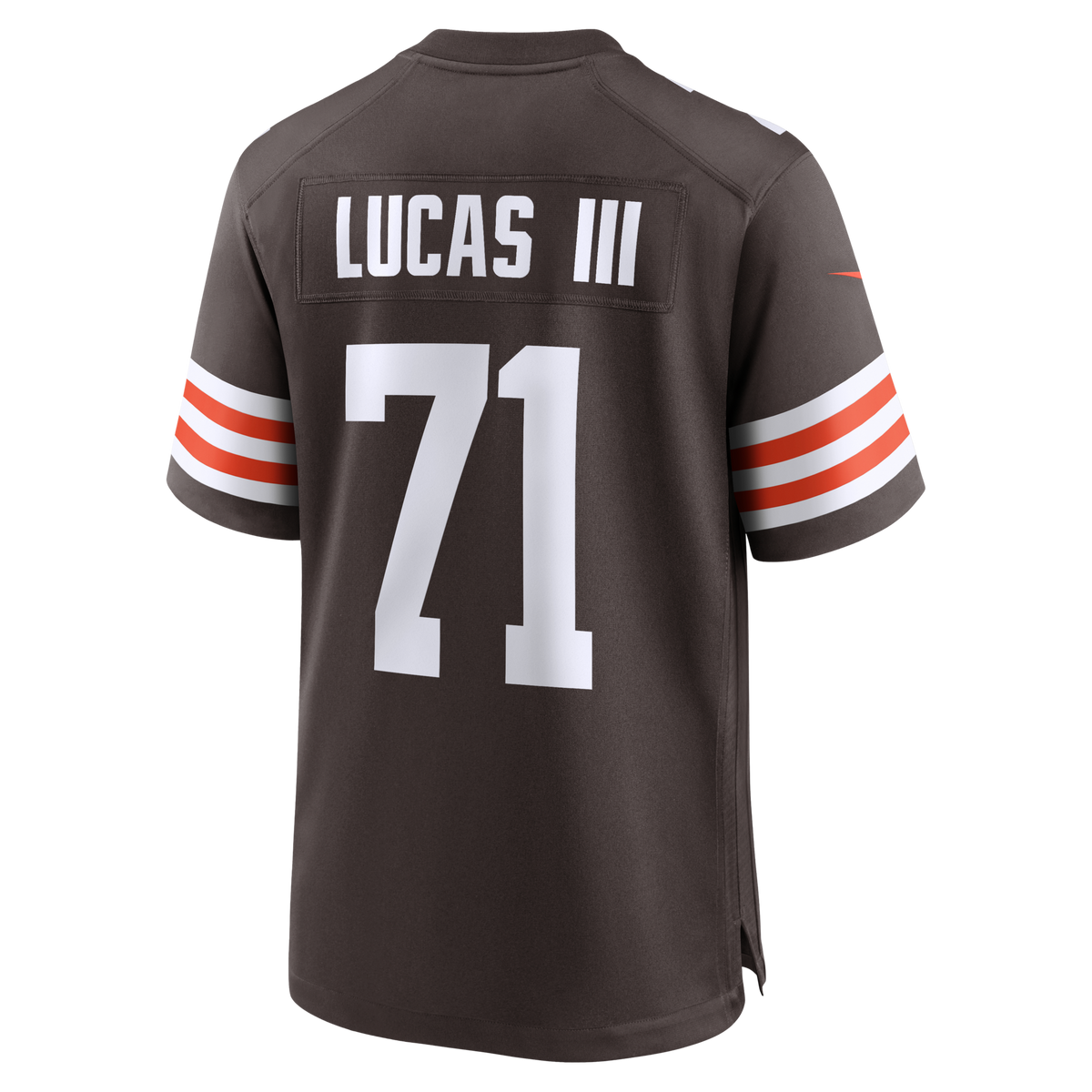 Cleveland Browns Cornelius Lucas Brown Team Game Jersey