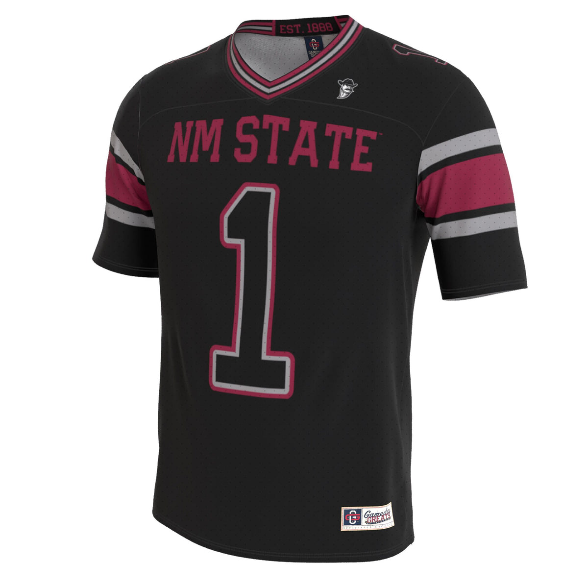 New Mexico State Aggies GameDay Greats Lightweight Collegiate Football Blackout Fashion Jersey