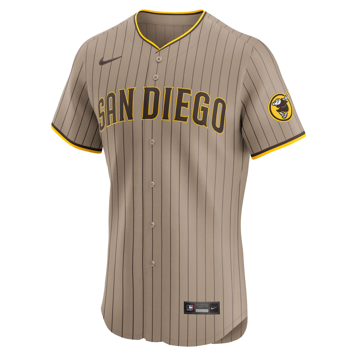 San Diego Padres Fernando Tatis Jr. Khaki Sand Elite Jersey