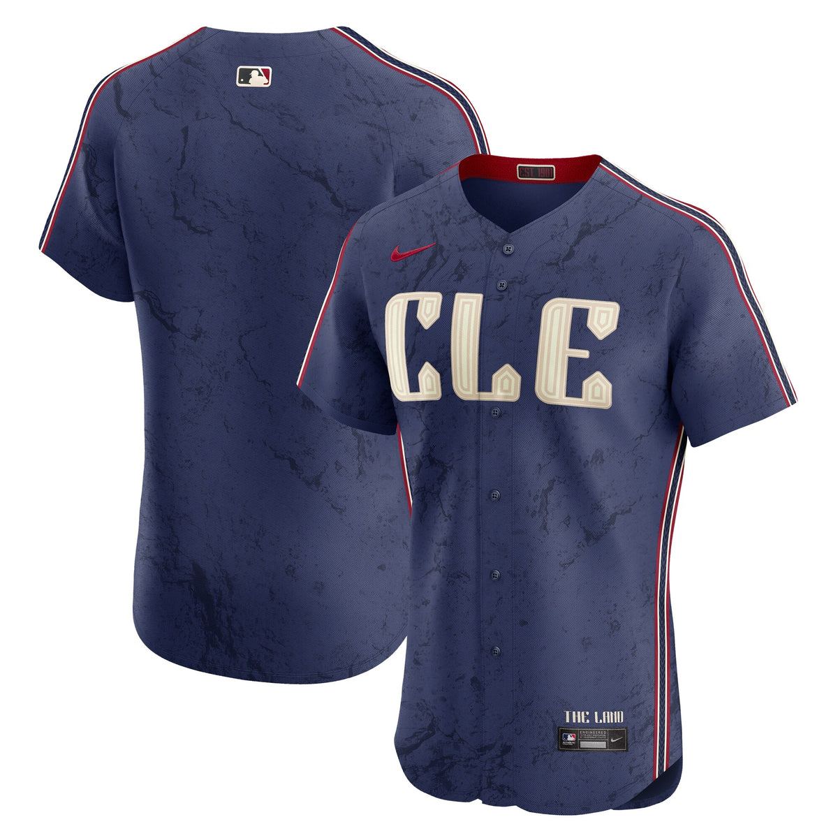 Cleveland Guardians Navy City Connect Elite Jersey