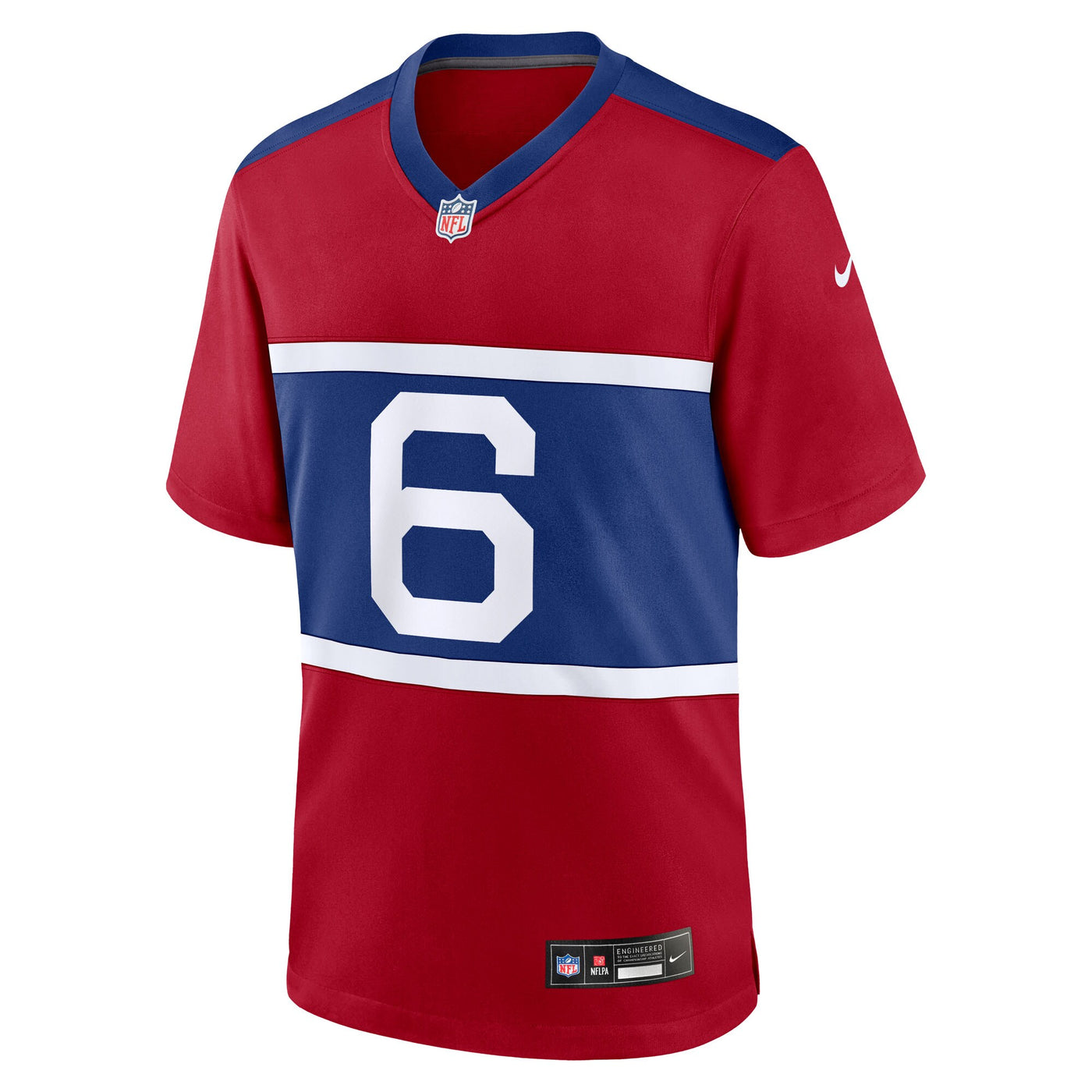 New York Giants Jaxson Dart Nike Red Alternate Century Red Game Jersey