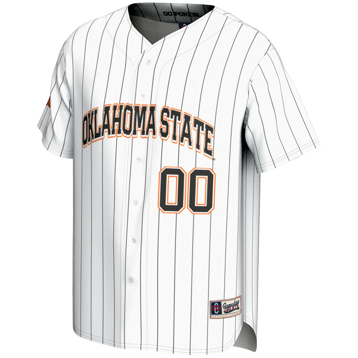 Oklahoma State Cowboys GameDay Greats NIL Pick-A-Player Lightweight Baseball Jersey - White
