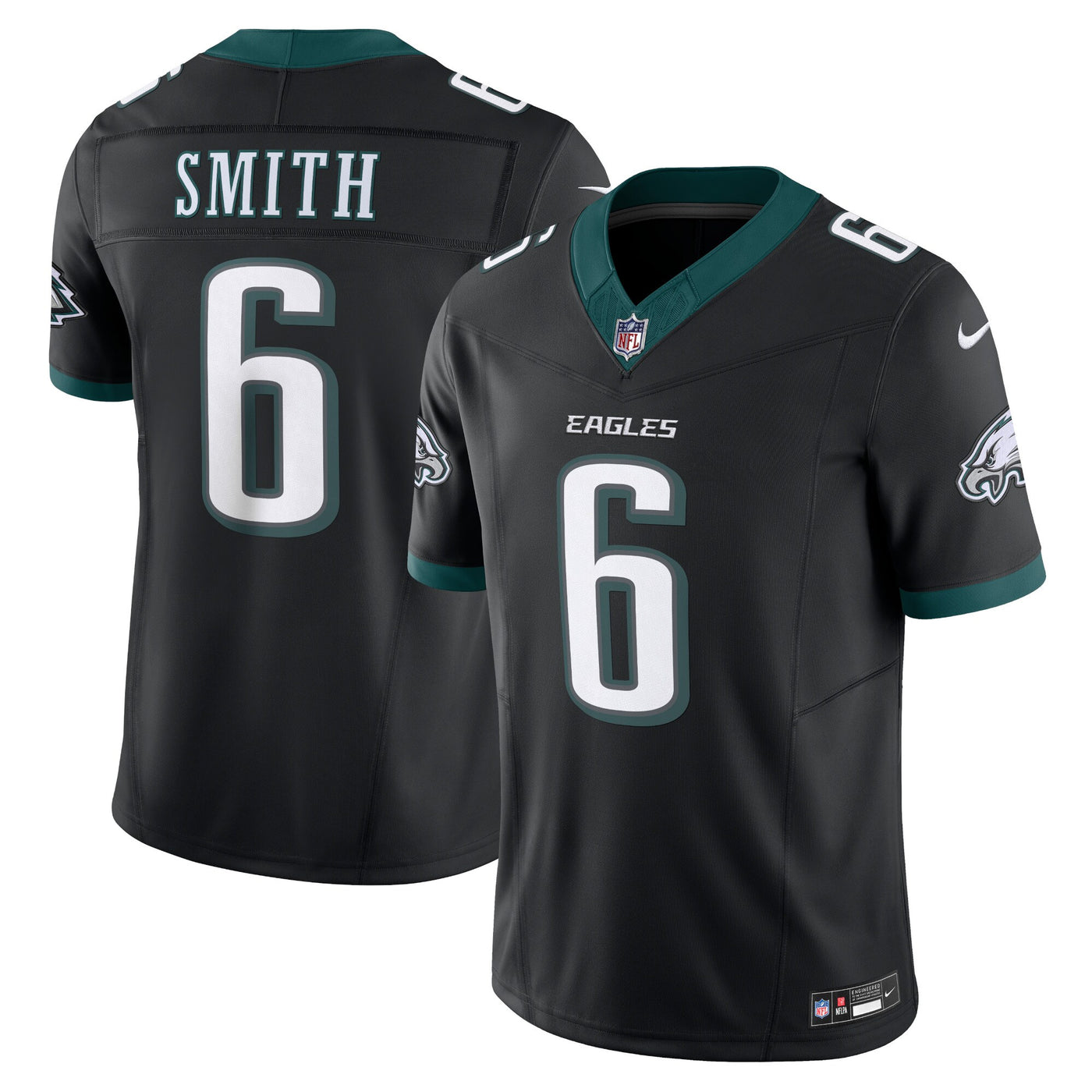 Philadelphia Eagles DeVonta Smith Nike Black Alternate Vapor F.U.S.E. Limited Jersey