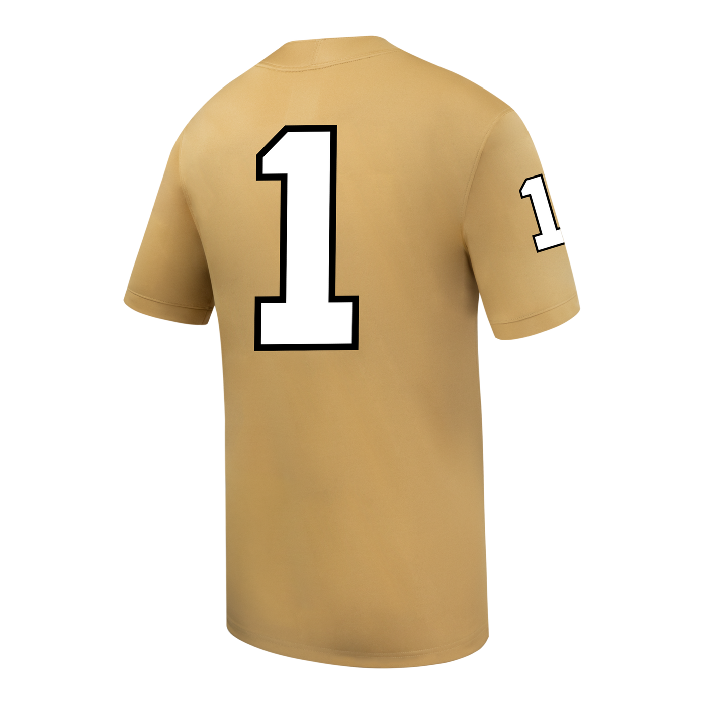 Nike #1 Gold Vanderbilt Commodores Replica Football Jersey
