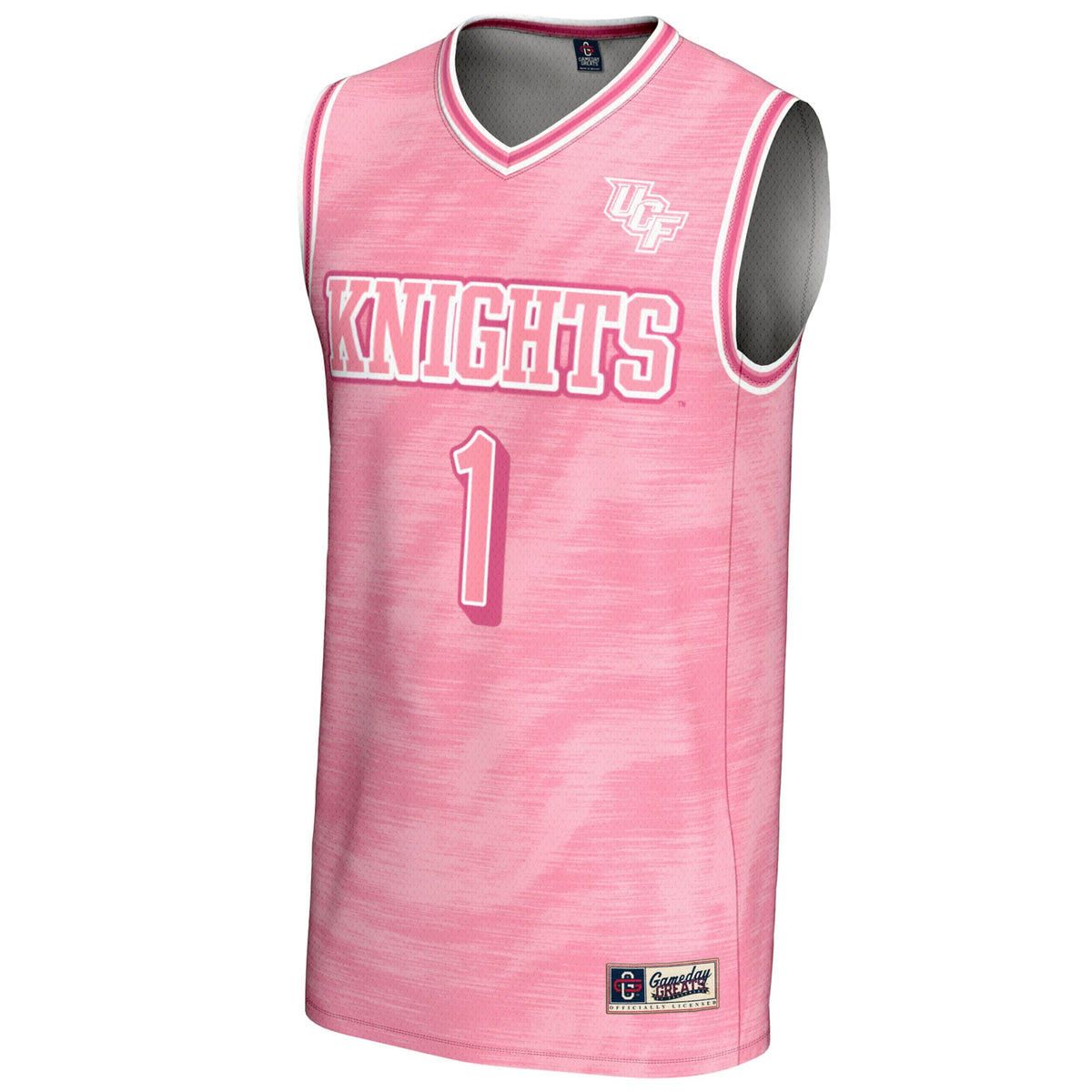 #1 UCF Knights GameDay Greats Lightweight Basketball Fashion Jersey - Pink